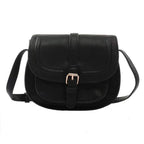 Atelier Sacrum Retro Saddle Versatile Vegan Leather Shoulder Messenger Bag for Women