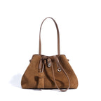 Retro Handbag Large Capacity Document Shoulder Bag