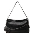 Retro Chain Shoulder Bag with Small Wallet in Premium Vegan Leather
