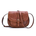 Atelier Sacrum Retro Saddle Versatile Vegan Leather Shoulder Messenger Bag for Women