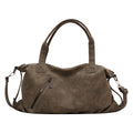 Stylish Large Capacity Women's Shoulder Bag - Retro Velvet Design