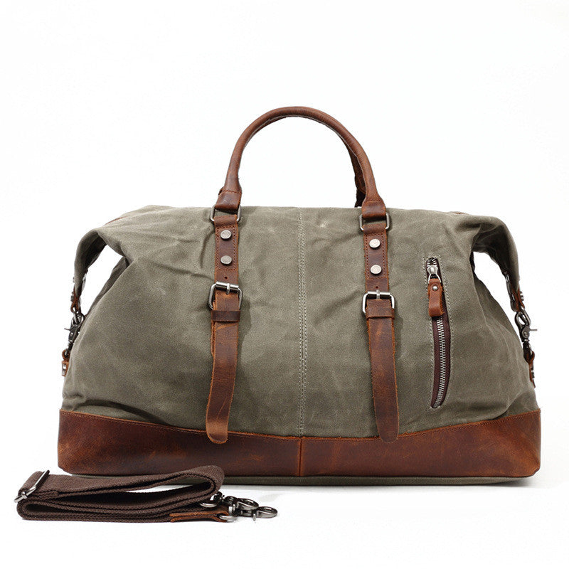 Atelier Sacrum Large Capacity Waterproof Canvas Crossbody Travel Tote