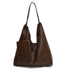 Hobo Tote — Soft Vegan Leather Shoulder Bag