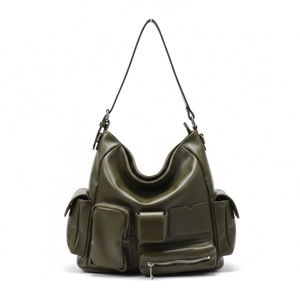 Tooling Style Retro Biker's Large Capacity One-shoulder Casual Bag