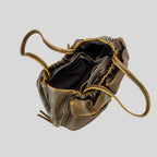 Atelier Sacrum Large Capacity Vegan Leather Shoulder Bag with Multi-Pockets for Women