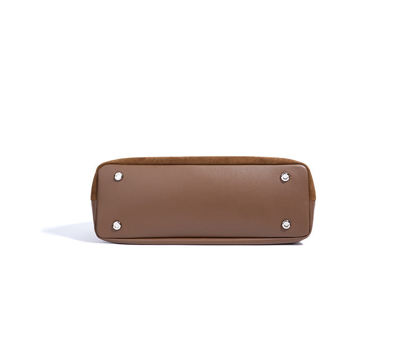 Retro Handbag Large Capacity Document Shoulder Bag