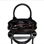 Crossbody Shoulder Bag in Vegan Leather with Crocodile and Stone Patterns